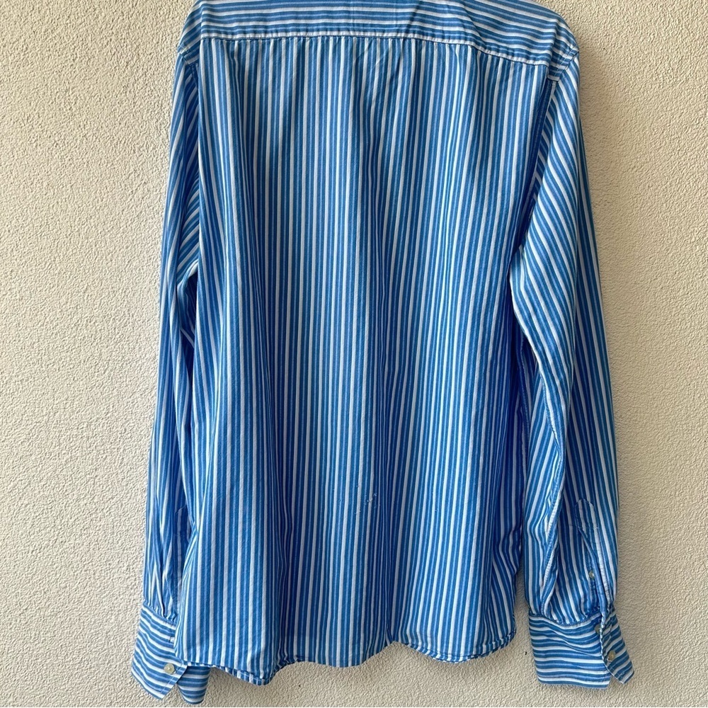 Blue Striped Men's Shirt - Picture 4 of 4